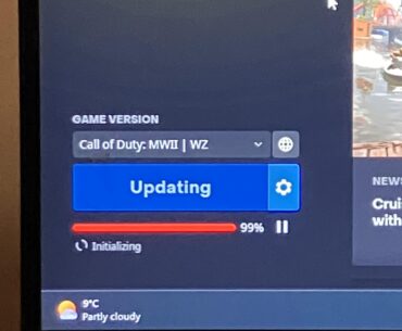Has been like this for an hour