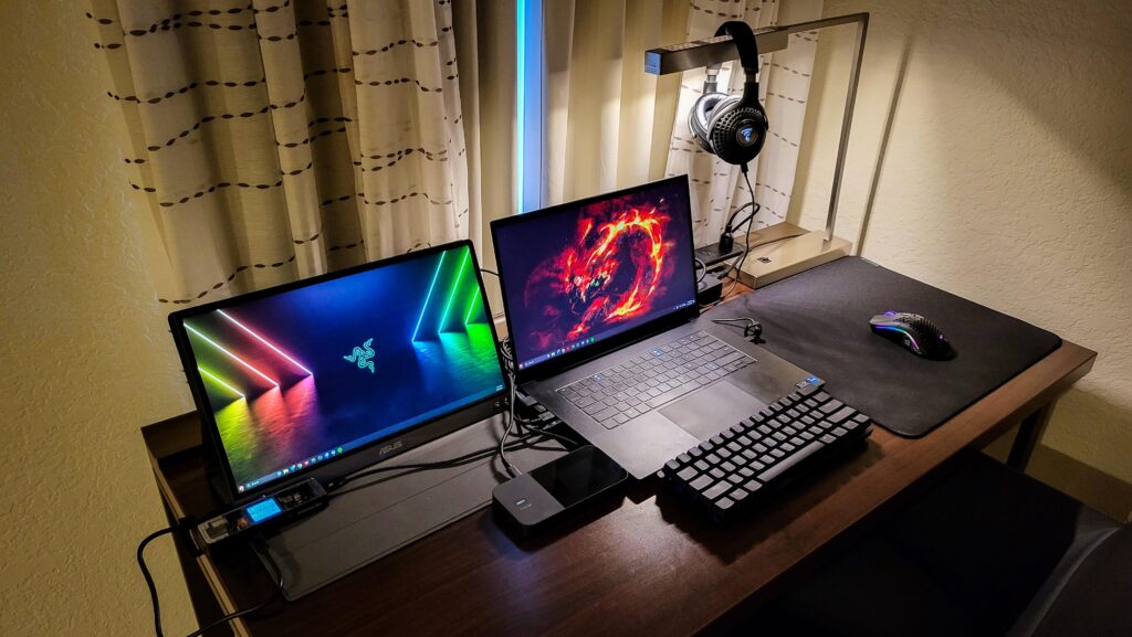 Hotel travel Battlestation keeps me sane after work