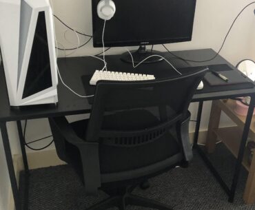 my plain little desk.