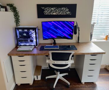 Little late to the Alex drawer party. Added couch legs for some extra height.