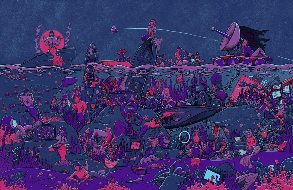 I finally managed to finish my 2022 Mermay scene!