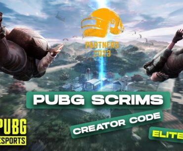PUBG Scrims - LIVE NOW