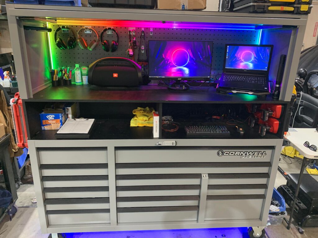 I’m an Emergency Vehicle Technician and I am super proud of my battle station.