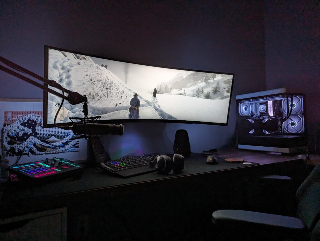 Finally happy with my setup.