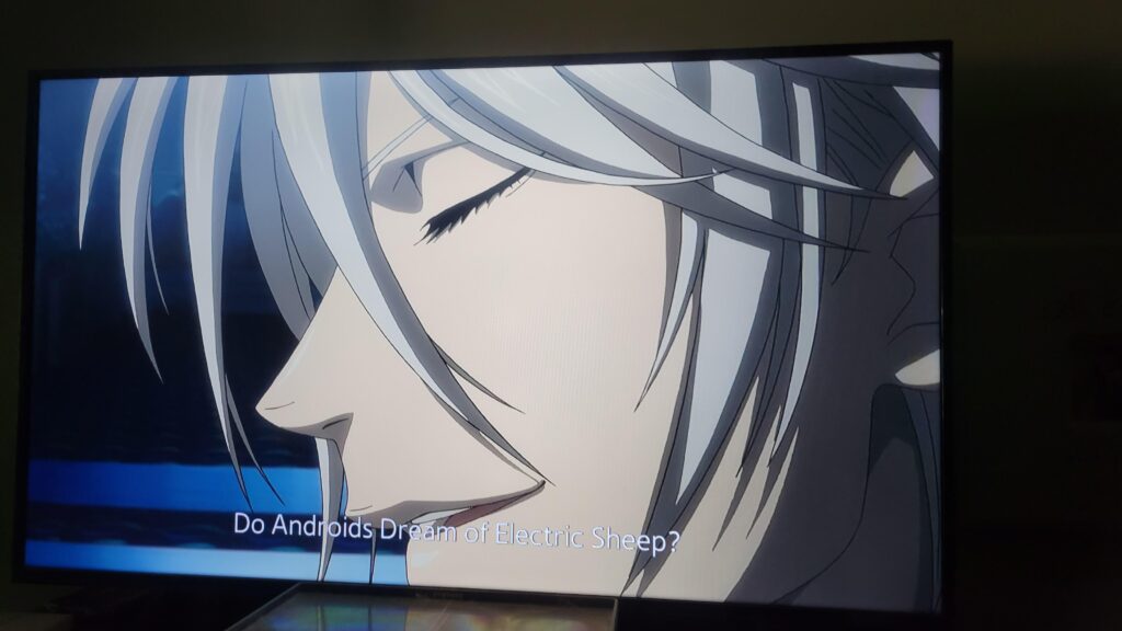 Psycho-Pass namedropping Gibson and PK Dick in S01E15