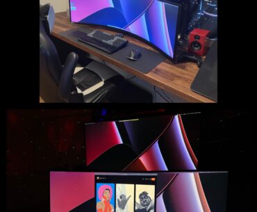 Setup finally presentable!
