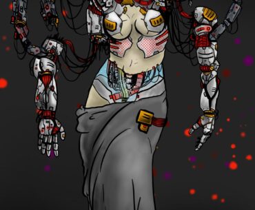 Cyber Venus and David art