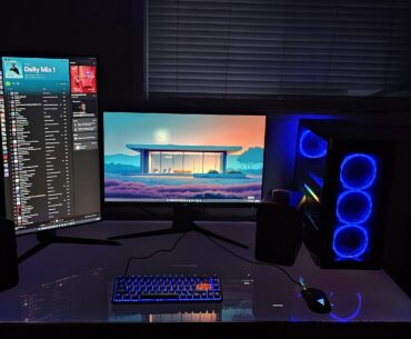 Destroyed my TV so it's now my desk
