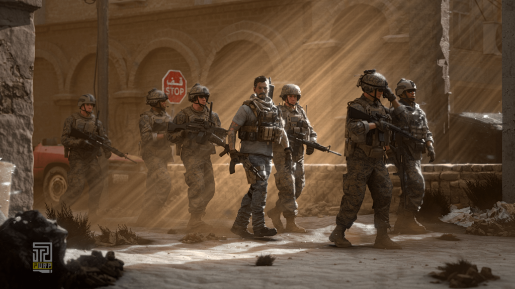 Made a piece with Alex and some marines :) (someone suggested i post here too)