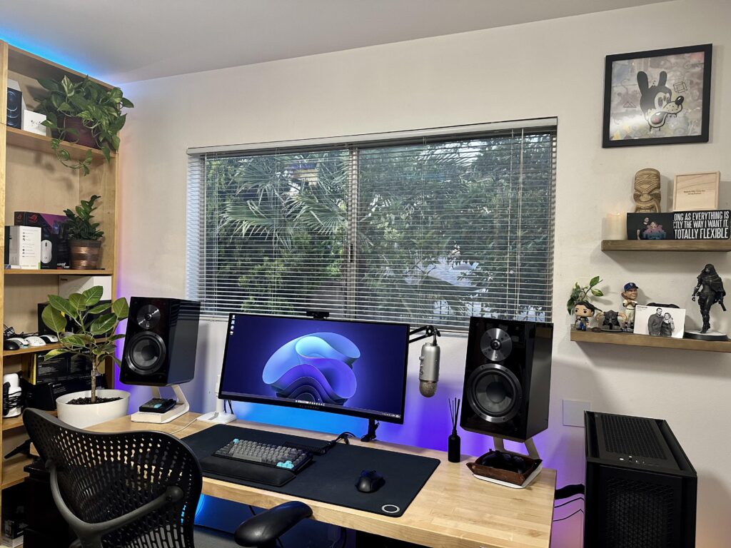 Audio upgrade day for the home office!