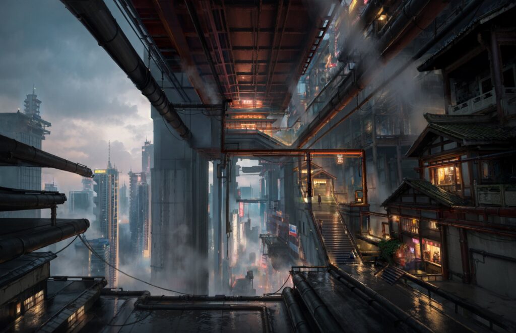 Wandering in Streets by li moly