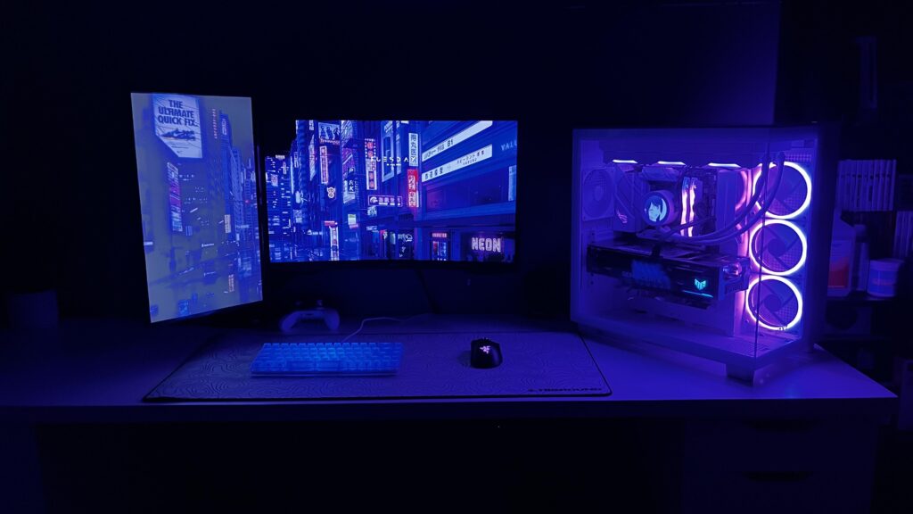 Clean white 4080 setup