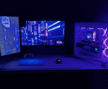 Clean white 4080 setup