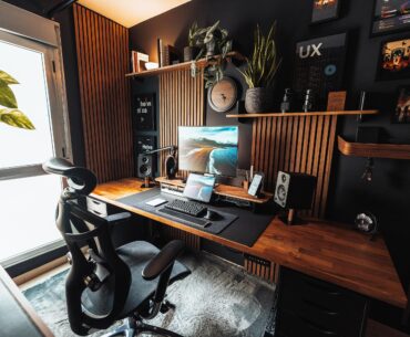 My 3x2m home office after my latest makeover!