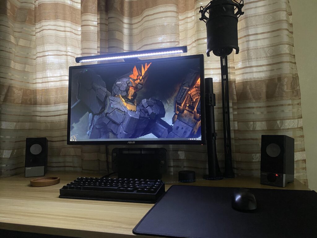 Current setup, planning to add another monitor. Any thoughts?