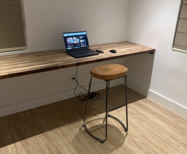 Step 1: Does the desk fit? Check. Step 2: Acquire more funds.