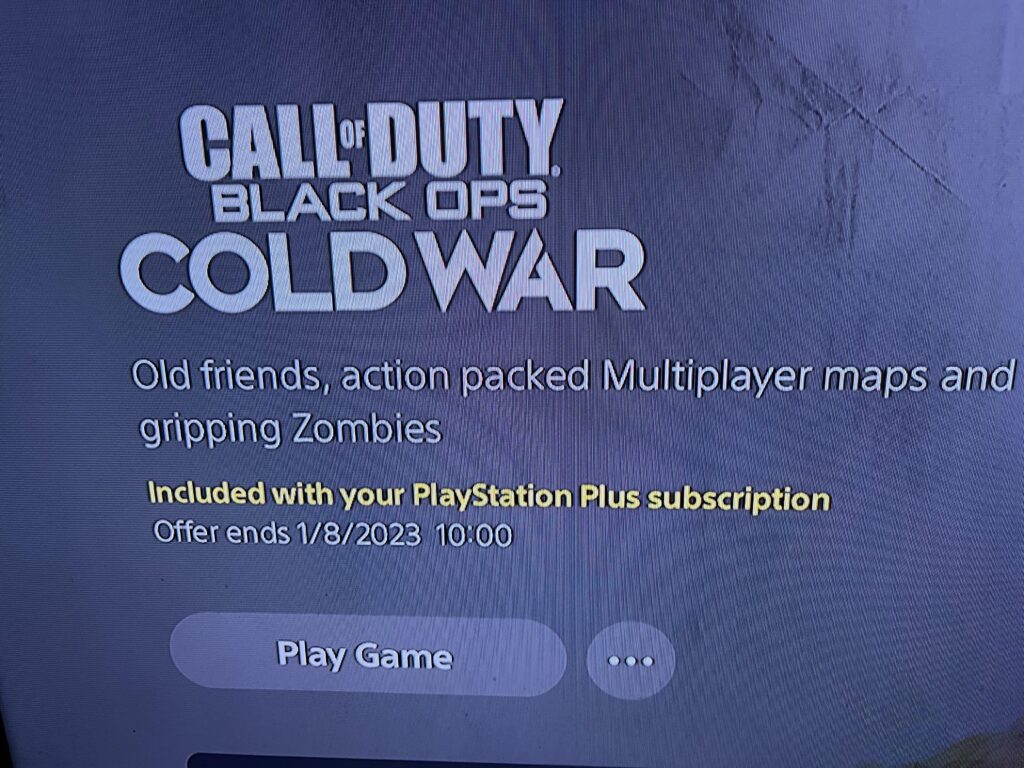 Only on PS Plus for a limited time??