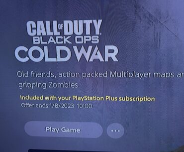 Only on PS Plus for a limited time??