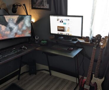 2 PC setup with both PCs behind. I don't stream.
