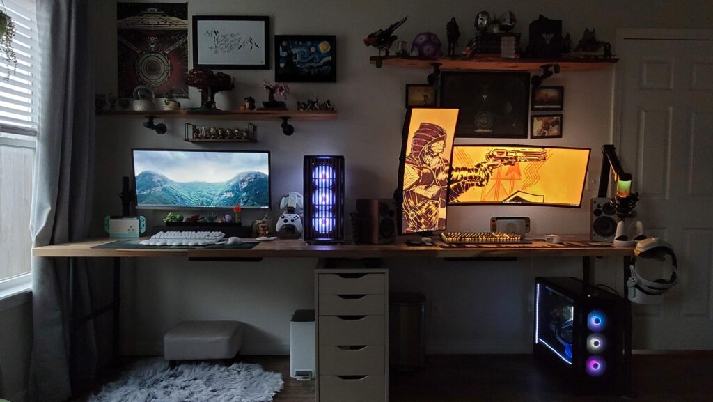 Our his & hers station
