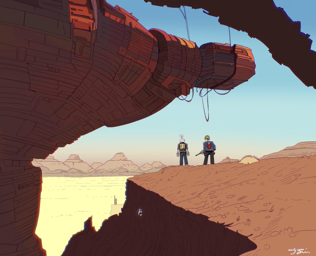 Been working on this little scene at work between customers…