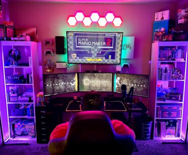 Updated gaming setup. Big fan of the hex lights. Highly recommend.