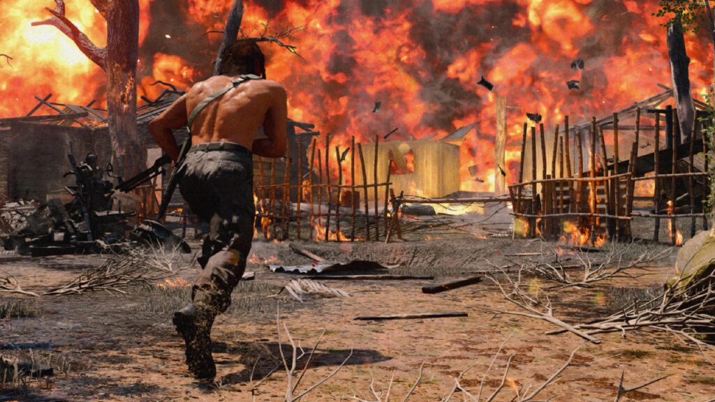 Screenshot from my game footage archive. Looks like it could be from an actual Rambo movie. I can't wait for the Cold War sequel.