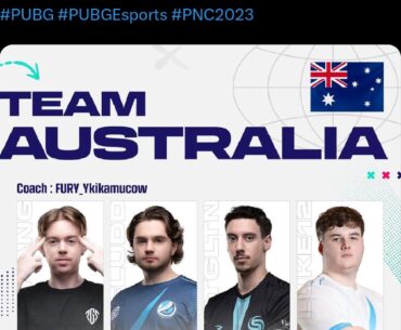 PNC 2023 Team Australia