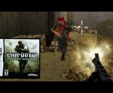 This is Call of Duty on the DS...