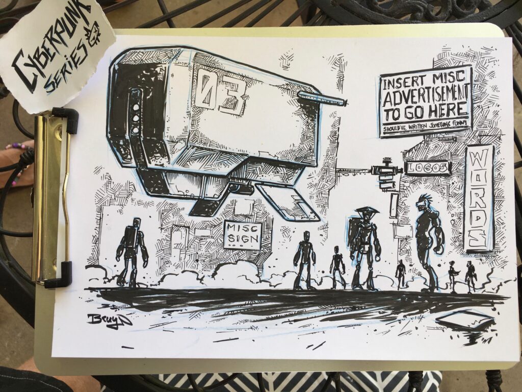 Ever since I read William Gibson’s Neuromancer in the early 90s I’ve been in love with the Cyberpunk genre. What’s your favourite cyberpunk?