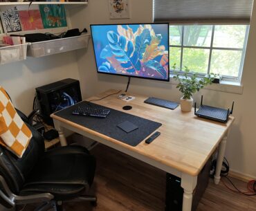 You all were right, my table was in bad shape. So I bought a new tv.
