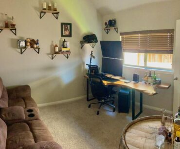 Finally have my own room to drink and play games