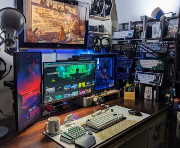 Updated my cozy wfh/gaming battlestation.