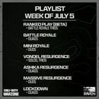 Playlist Update - Week of July 5