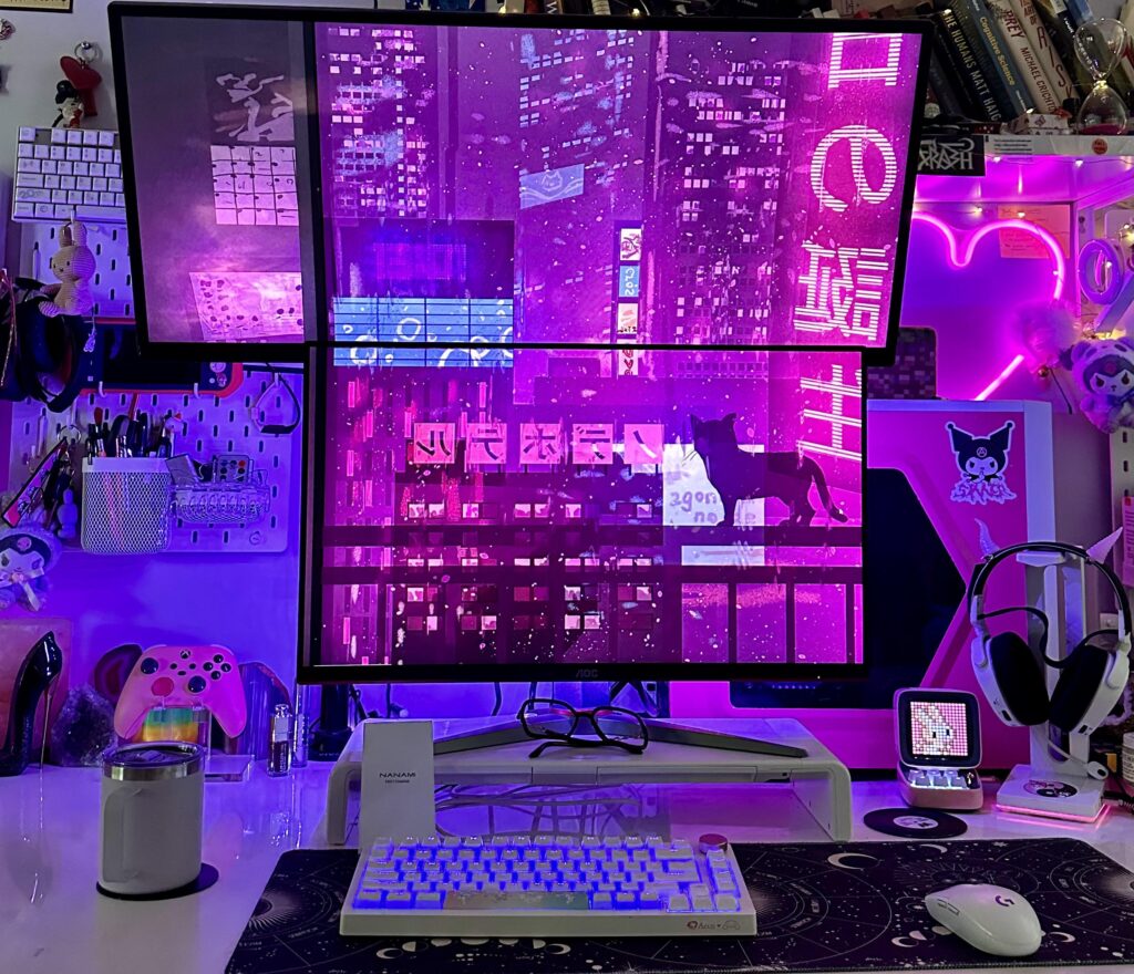 My neon dream station