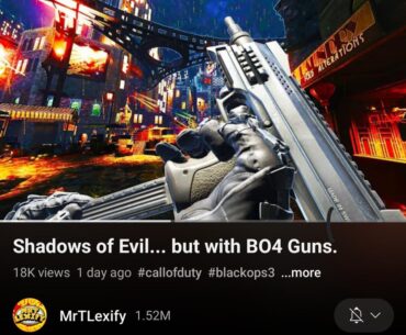 There isn't a single BO4 gun in this video.