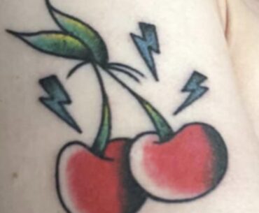 I just got my first tattoo!!! Inspired from Electric Cherry 🍒⚡️