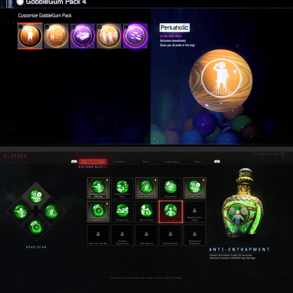 Do y’all want the elixirs or gumballs to return for COD zombies 2024?
