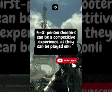 FIRST PERSON SHOOTER - 25 FACTS GOOGLE BARD | FACT 10 #firstpersonshooter #bard #subscribers #facts