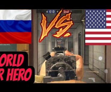 world war heroes gameplay | best multiplayer fps games 2023 | russia vs usa war #gameplay