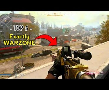 TOP 5 FPS Games like COD WARZONE for Android & iOS(2023)