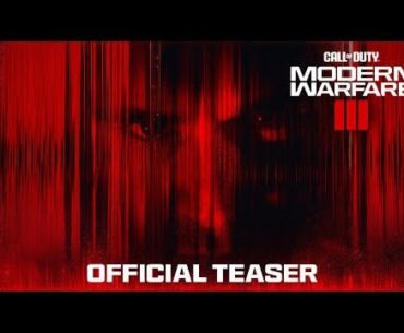 Frame from the Modern Warfare III Reveal Event cutscene