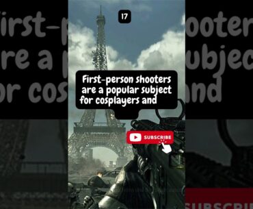 FIRST PERSON SHOOTER - 25 FACTS GOOGLE BARD | FACT 17 #firstpersonshooter #bard #subscribers #facts