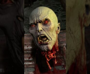 The Slayer throws the head of Deag Nilox to Hell Priests - DOOM Eternal #doometernal #shorts #short