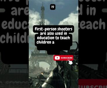 FIRST PERSON SHOOTER - 25 FACTS GOOGLE BARD | FACT 19 #firstpersonshooter #bard #subscribers #facts