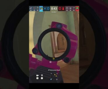 Almost used all the ammo!! #shorts #games #rainbowsixsiege #ubisoft #gaming #clutch #pc #r6 #r6s