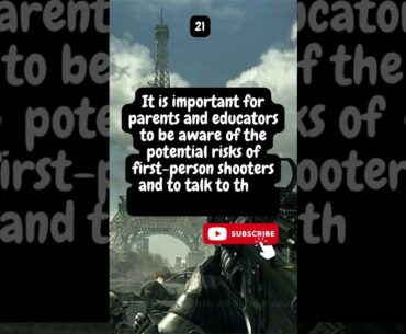 FIRST PERSON SHOOTER - 25 FACTS GOOGLE BARD | FACT 21 #firstpersonshooter #bard #subscribers #facts