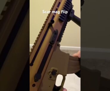 Scar-L mag flip #airsoft #reload #firstpersonshooter #guns #callofduty #videogames #tarkov