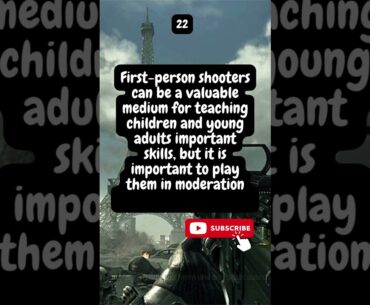 FIRST PERSON SHOOTER - 25 FACTS GOOGLE BARD | FACT 22 #firstpersonshooter #bard #subscribers #facts