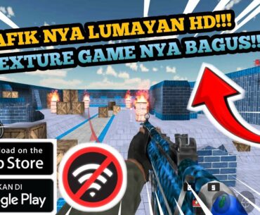 GAME FPS OFFLINE ANDROID PALING SERU LAWAN NYA ROBOT|GAMEPLAY ANDROID
